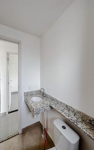 Casa de condomínio para alugar com 47m², 2 quartos e 1 vagaBanheiro