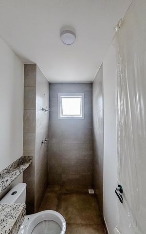 Casa de condomínio para alugar com 47m², 2 quartos e 1 vagaBanheiro