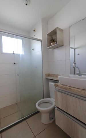 Apartamento para alugar com 48m², 2 quartos e 1 vaga Apartamento para alugar com 48m², 2 quartos e 1 vagaBanheiro
