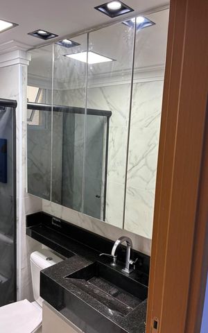 Apartamento para alugar com 44m², 2 quartos e 1 vaga Apartamento para alugar com 44m², 2 quartos e 1 vagaBanheiro