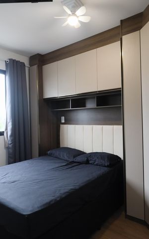 Apartamento à venda com 30m², 1 quarto e 1 vagaQuarto