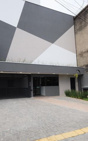 Apartamento para alugar com 33m², 2 quartos e 1 vagaÁrea comum - Fachada