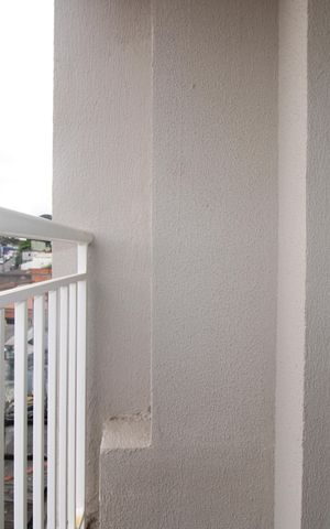 Apartamento para alugar com 28m², 1 quarto e 1 vagaSacada da sala