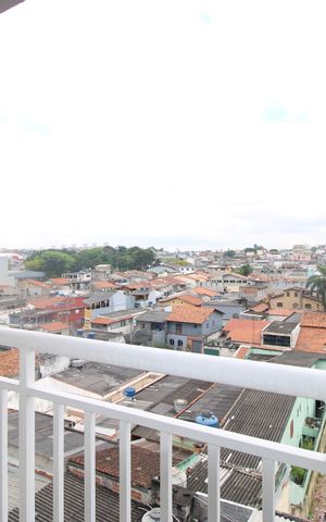 Apartamento para alugar com 28m², 1 quarto e 1 vagaSacada da sala