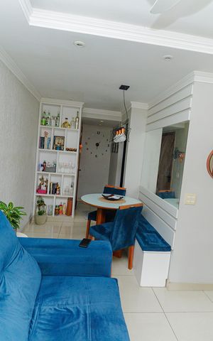 Apartamento à venda com 51m², 2 quartos e 1 vaga Apartamento à venda com 51m², 2 quartos e 1 vagaSala