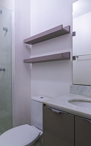 Apartamento para alugar com 57m², 2 quartos e 1 vagaBanheiro da Suíte