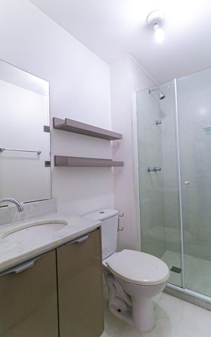 Apartamento para alugar com 57m², 2 quartos e 1 vagaBanheiro Social