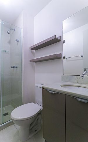 Apartamento para alugar com 57m², 2 quartos e 1 vagaBanheiro da Suíte