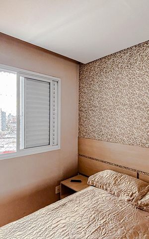 Apartamento à venda com 70m², 3 quartos e 1 vagaQuarto 2 - Suíte