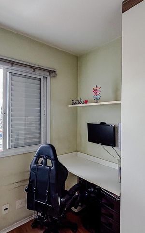 Apartamento à venda com 70m², 3 quartos e 1 vagaQuarto 3
