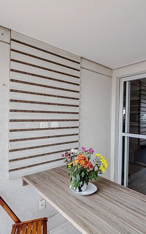 Apartamento à venda com 70m², 3 quartos e 1 vagaVaranda