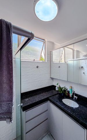 Apartamento para alugar com 49m², 1 quarto e 1 vaga Apartamento para alugar com 49m², 1 quarto e 1 vagaBanheiro