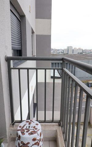 Apartamento à venda com 38m², 2 quartos e sem vagaVaranda