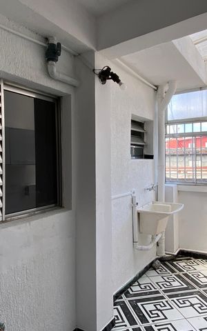 Casa para alugar com 60m², 2 quartos e 1 vagaVaranda - Área de Serviço