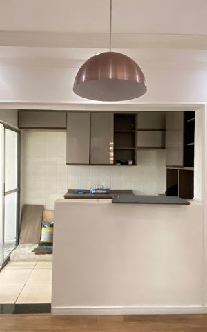 Casa para alugar com 60m², 2 quartos e 1 vagaSala de Jantar - Cozinha