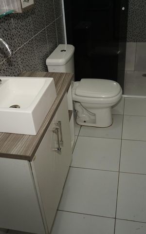 Casa para alugar com 110m², 2 quartos e 2 vagasBanheiro