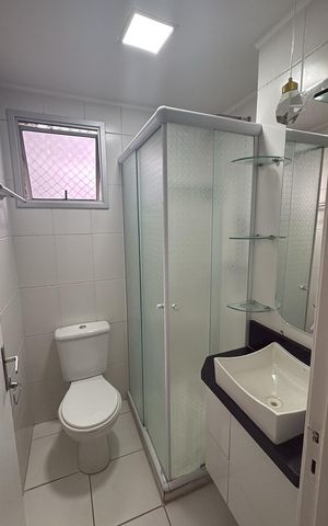 Apartamento à venda com 49m², 2 quartos e 1 vaga Apartamento à venda com 49m², 2 quartos e 1 vagaBanheiro