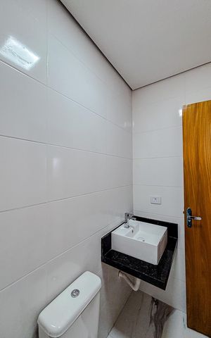 Casa de condomínio à venda com 96m², 2 quartos e 1 vagaBanheiro