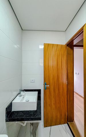 Casa de condomínio à venda com 96m², 2 quartos e 1 vagaBanheiro