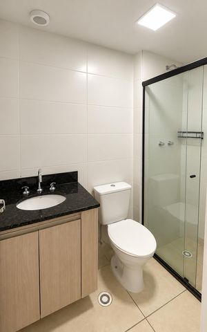 Apartamento para alugar com 55m², 2 quartos e 1 vaga Apartamento para alugar com 55m², 2 quartos e 1 vagaBanheiro