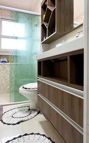 Apartamento à venda com 116m², 3 quartos e 2 vagas Apartamento à venda com 116m², 3 quartos e 2 vagasBanheiro Social