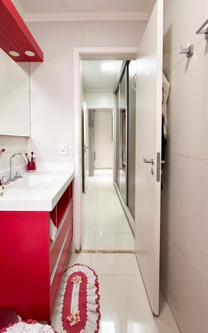 Apartamento à venda com 116m², 3 quartos e 2 vagas Apartamento à venda com 116m², 3 quartos e 2 vagasBanheiro da Suíte