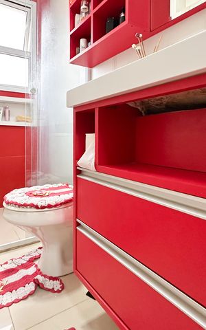 Apartamento à venda com 116m², 3 quartos e 2 vagas Apartamento à venda com 116m², 3 quartos e 2 vagasBanheiro da Suíte