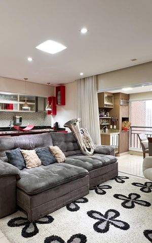 Apartamento à venda com 116m², 3 quartos e 2 vagas Apartamento à venda com 116m², 3 quartos e 2 vagasSala