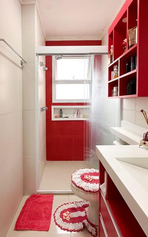 Apartamento à venda com 116m², 3 quartos e 2 vagas Apartamento à venda com 116m², 3 quartos e 2 vagasBanheiro da Suíte