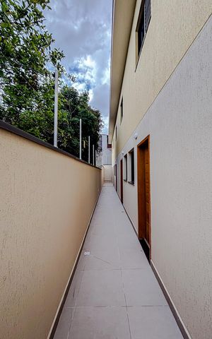 Casa de condomínio à venda com 86m², 2 quartos e 1 vagaÁrea comum