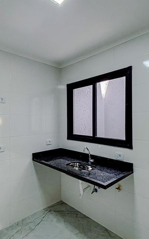 Casa de condomínio à venda com 86m², 2 quartos e 1 vagaCozinha
