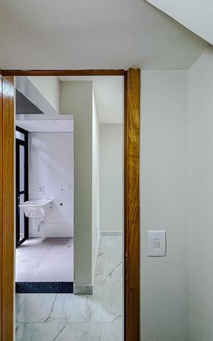 Casa de condomínio à venda com 86m², 2 quartos e 1 vagaLavabo