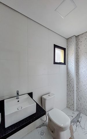 Casa de condomínio à venda com 90m², 2 quartos e 1 vagaBanheiro