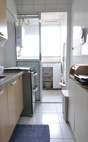 Apartamento para alugar com 66m², 2 quartos e 2 vagasCozinha e Área de Serviço