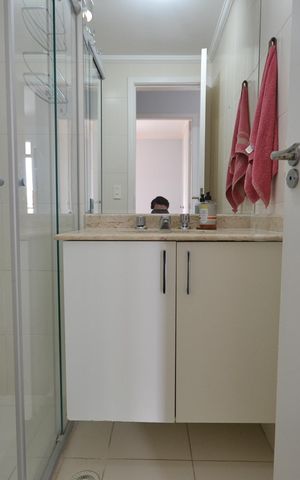 Apartamento para alugar com 66m², 2 quartos e 2 vagasBanheiro Social