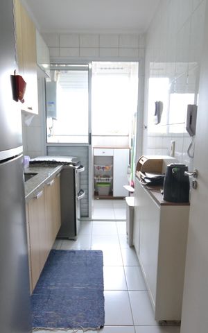 Apartamento para alugar com 66m², 2 quartos e 2 vagasCozinha e Área de Serviço