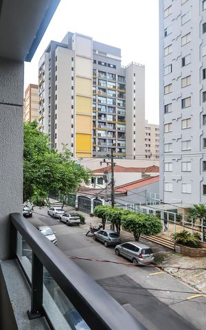 Studio para alugar com 25m², 1 quarto e sem vagaVaranda