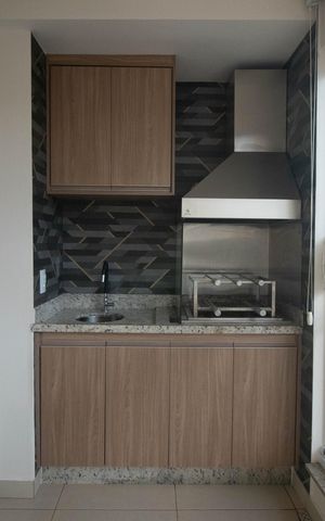 Apartamento para alugar com 90m², 3 quartos e 2 vagasÁrea comum - Churrasqueira
