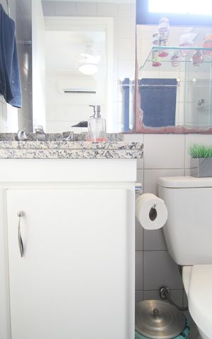Apartamento para alugar com 62m², 2 quartos e 2 vagasBanheiro 1