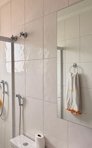 Apartamento à venda com 104m², 3 quartos e 2 vagas Apartamento à venda com 104m², 3 quartos e 2 vagasBanheiro social