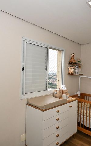 Apartamento à venda com 72m², 3 quartos e 2 vagasQuarto 2