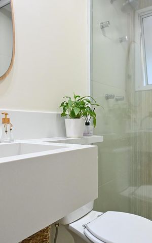 Apartamento à venda com 72m², 3 quartos e 2 vagasBanheiro