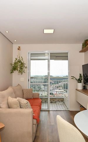 Apartamento à venda com 72m², 3 quartos e 2 vagasSala