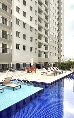 Apartamento para alugar com 38m², 2 quartos e sem vaga Apartamento para alugar com 38m², 2 quartos e sem vagaÁrea comum - Piscina