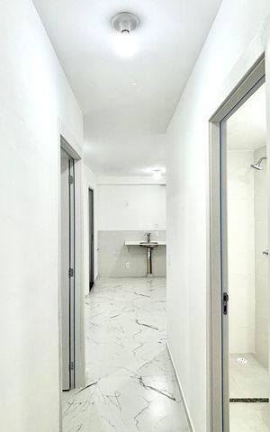 Apartamento para alugar com 38m², 2 quartos e sem vaga Apartamento para alugar com 38m², 2 quartos e sem vagaCorredor
