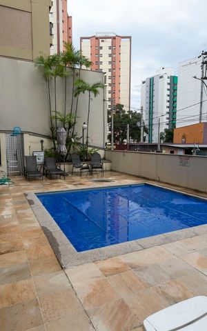 Apartamento para alugar com 73m², 1 quarto e 1 vagaÁREAS COMUNS - PISCINA