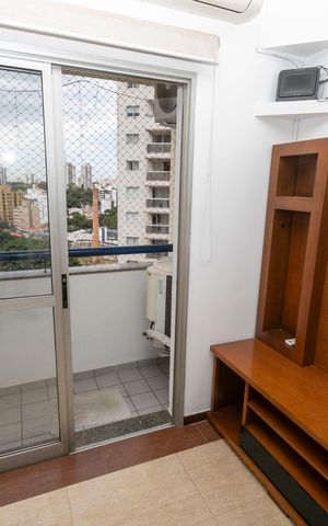 Apartamento para alugar com 73m², 1 quarto e 1 vagaVARANDA