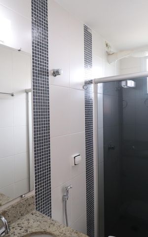 Apartamento para alugar com 85m², 3 quartos e 2 vagasBanheiro Social
