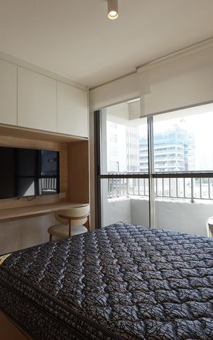 Studio para alugar com 24m², 1 quarto e sem vagaStudio