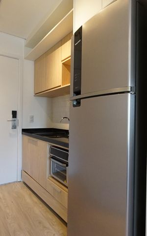 Studio para alugar com 24m², 1 quarto e sem vagaCozinha
